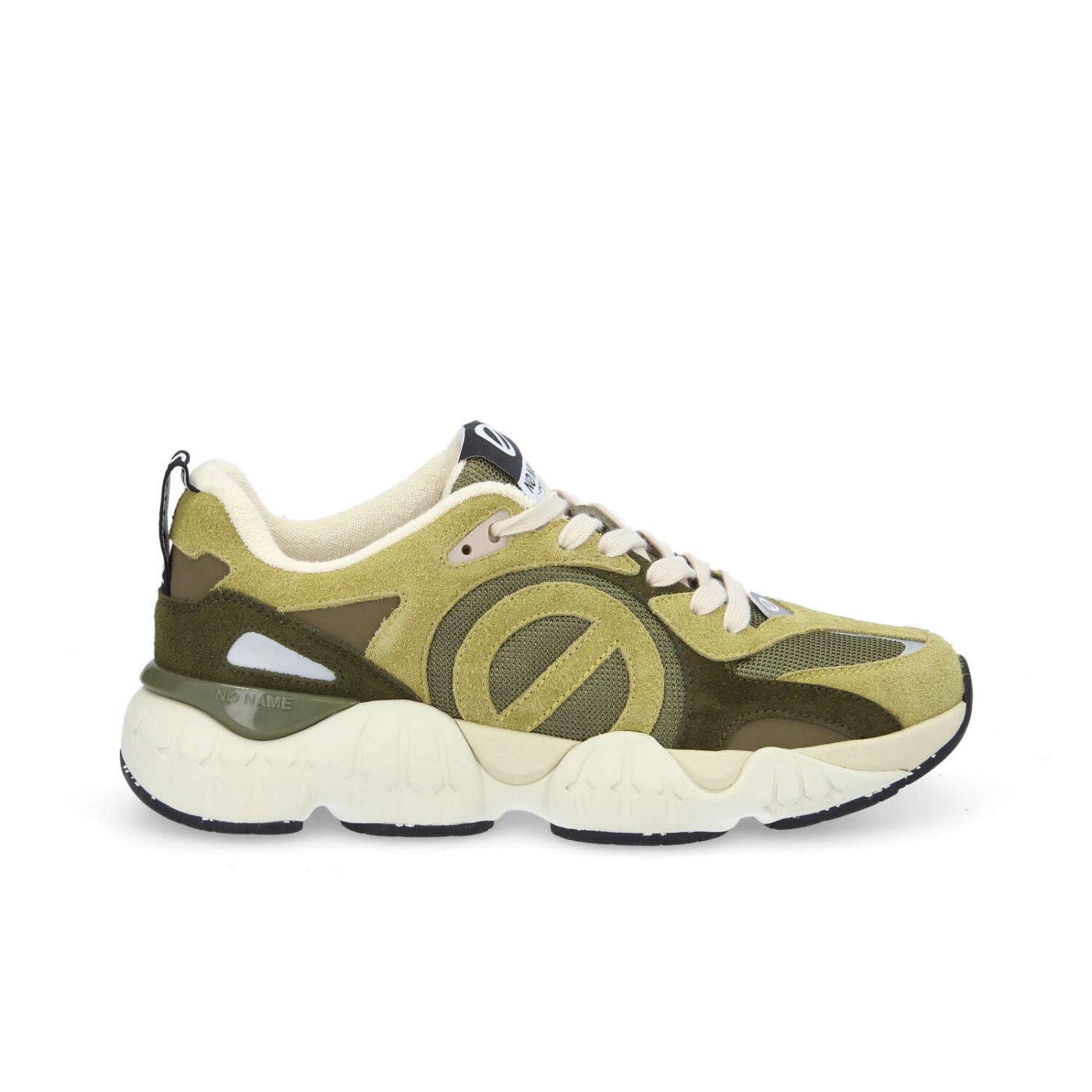 KRAZEE RUNNER M  -  H.SDE/KNIT/SUED  - VERDE KIWI/VERDE OLIVA